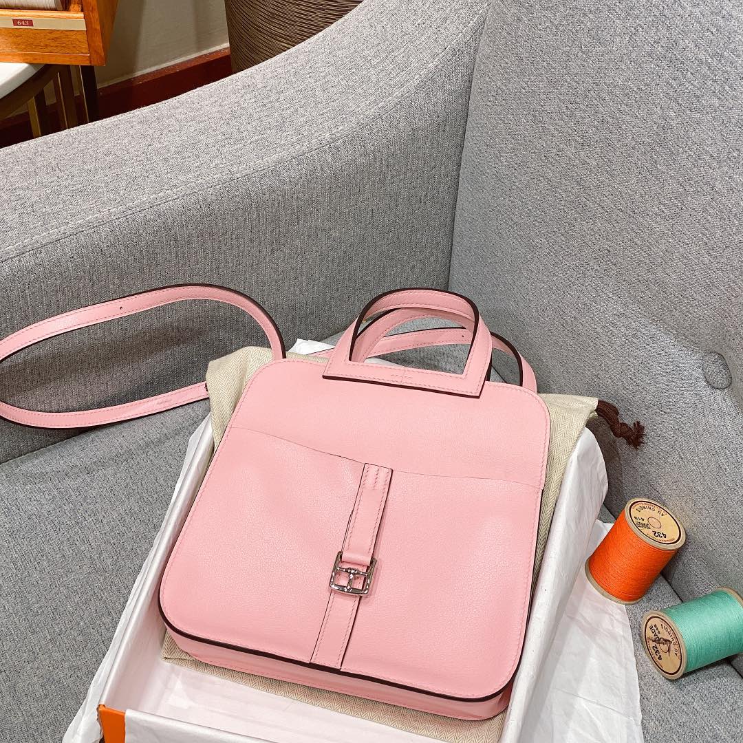 에르메스 미니 할잔백 모브실베스트레 은장 스위프트